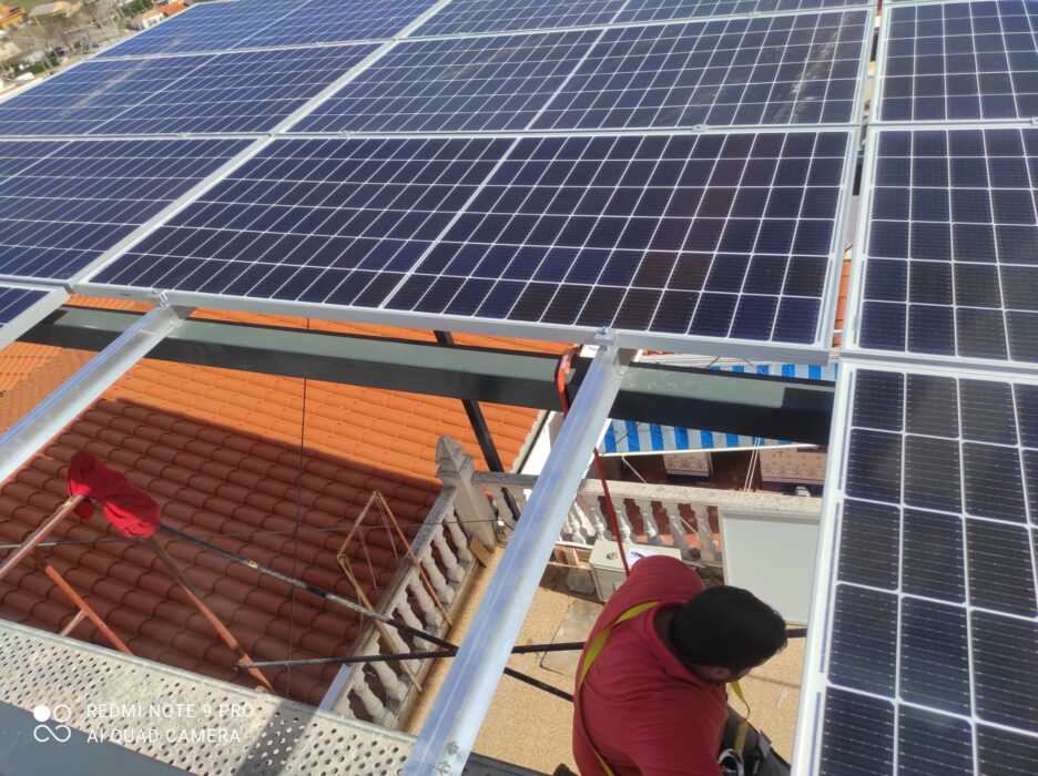 Instalación de placas solares